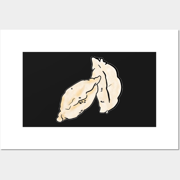 Gyoza pack Wall Art by Uwaki